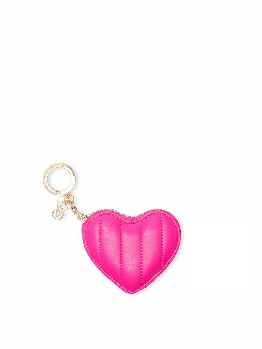 Monedero corazón fucsia