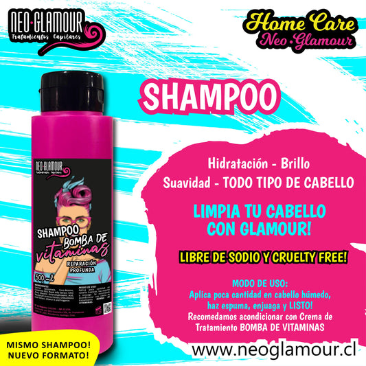 Shampoo Orgánico - Bomba de vitaminas