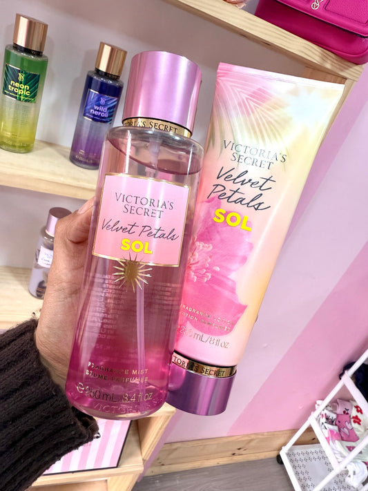 Pack Splash + Crema Velvet Petals Sol