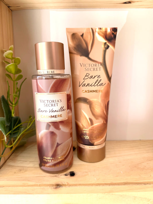 Pack Splash + Crema Bare Vanilla Cashmere