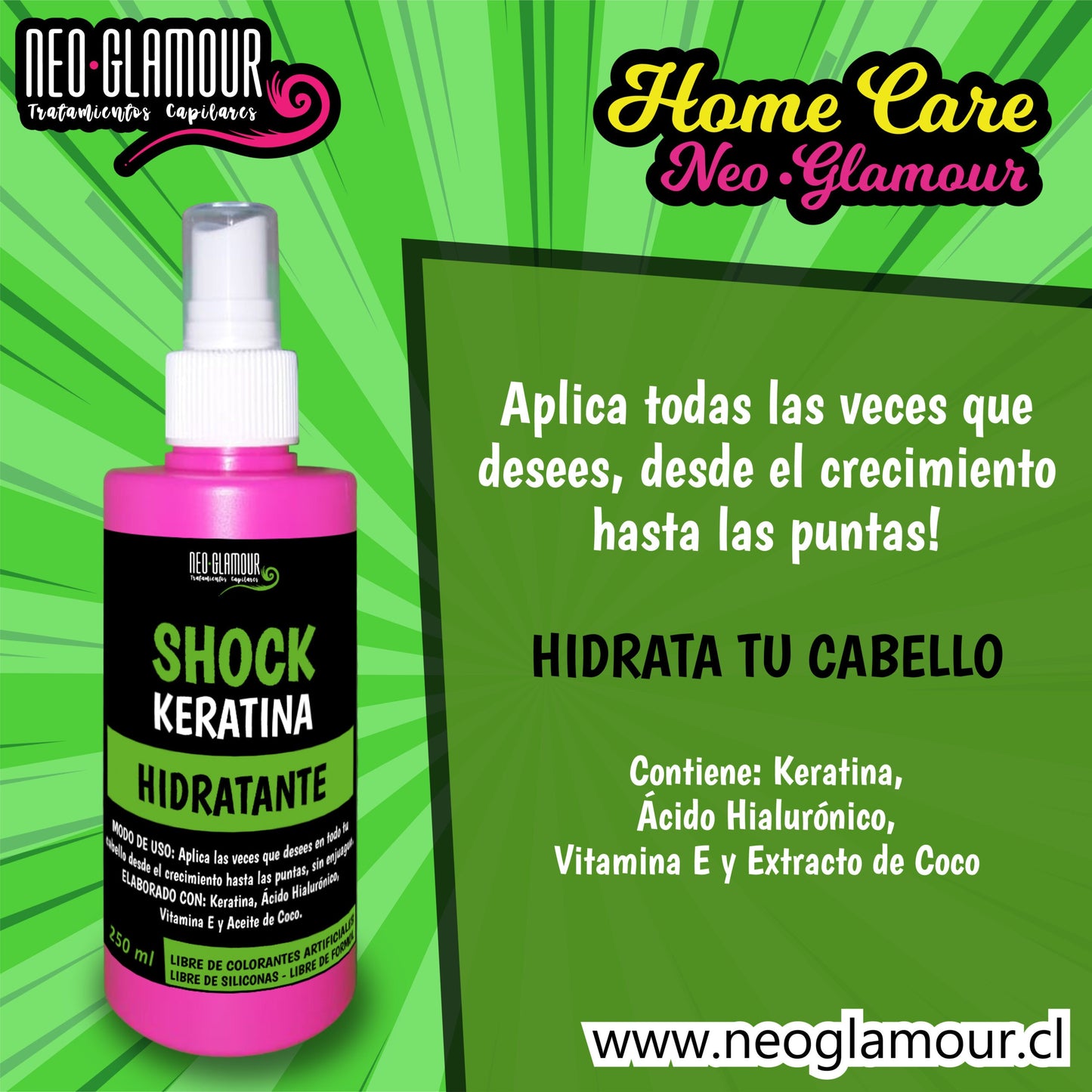 Shock de Keratina Hidratante