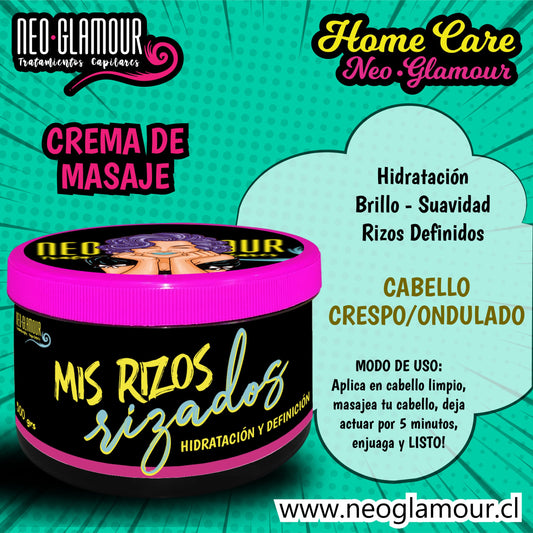 Crema de Masaje Mis rizos rizados