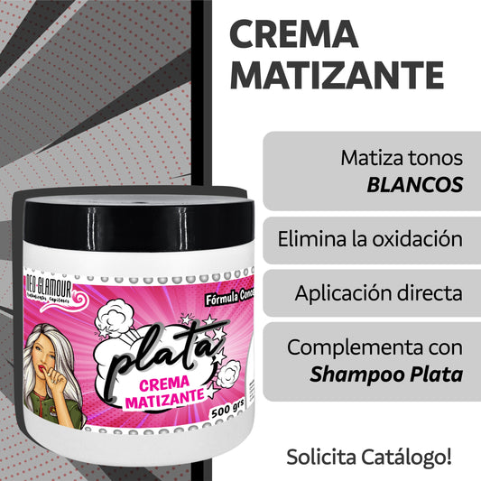 PLATA - Crema de Masaje Matizante 500GR